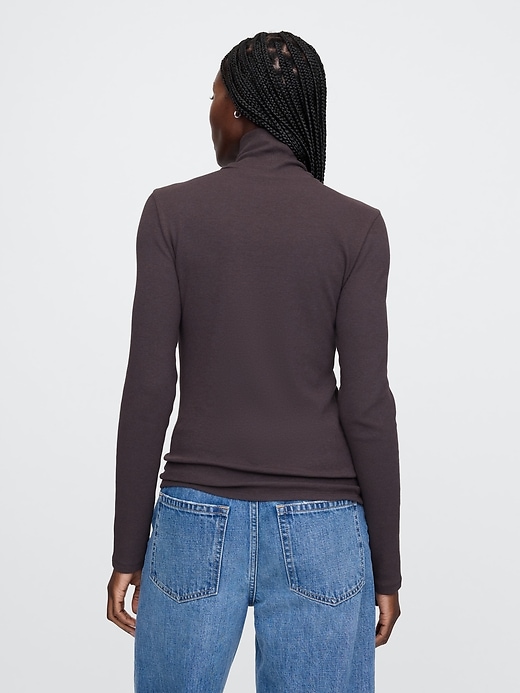 Image number 2 showing, Modern Rib Turtleneck