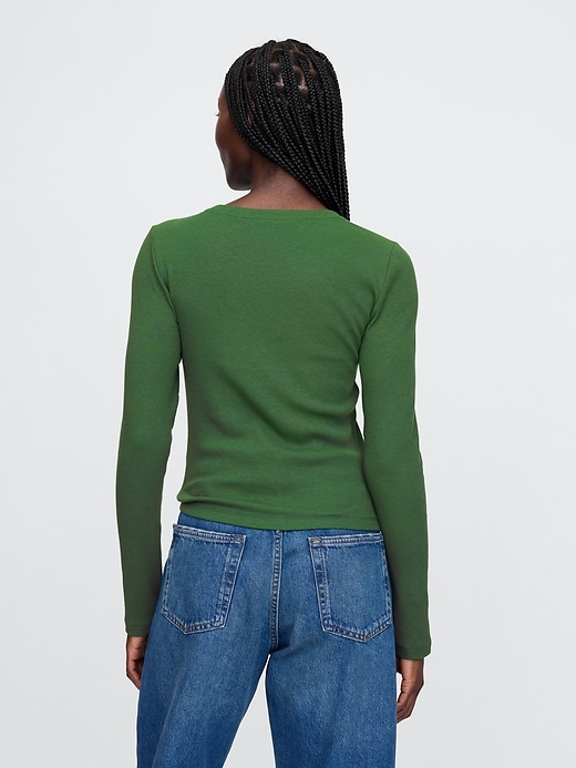 Image number 2 showing, Modern Rib Cropped T-Shirt