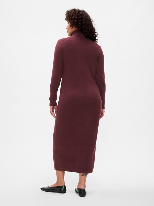 Image number 6 showing, CashSoft Turtleneck Maxi Sweater Dress