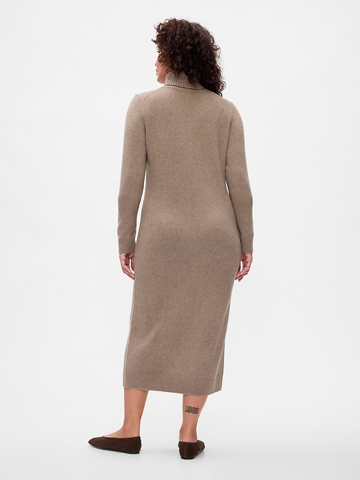 Image number 6 showing, CashSoft Turtleneck Maxi Sweater Dress