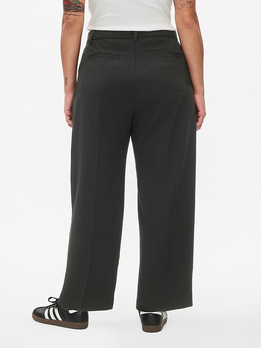 Image number 6 showing, 365 High Rise Brushed Twill Pleated Taper Trousers