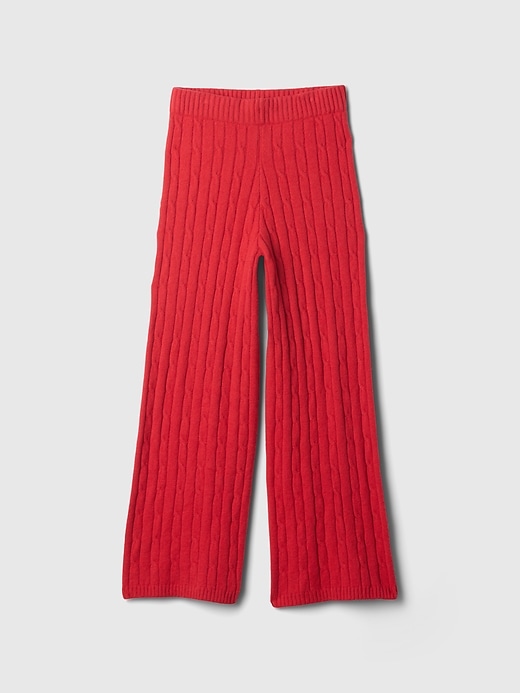 Image number 5 showing, Kids CashSoft Cable-Knit Sweater Pants