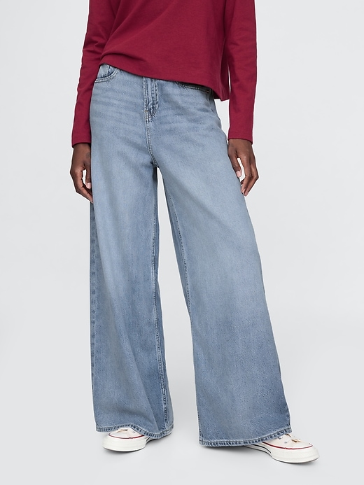 Image number 2 showing, Sky High Rise UltraSoft Baggy Jeans