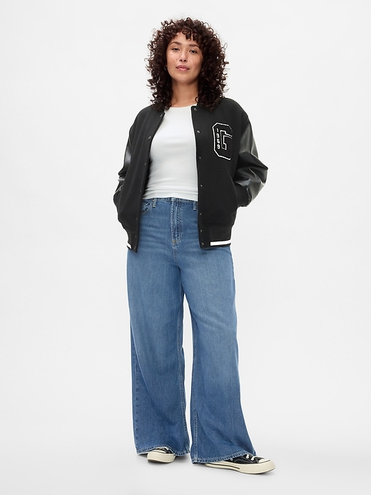 Image number 5 showing, Sky High Rise UltraSoft Baggy Jeans