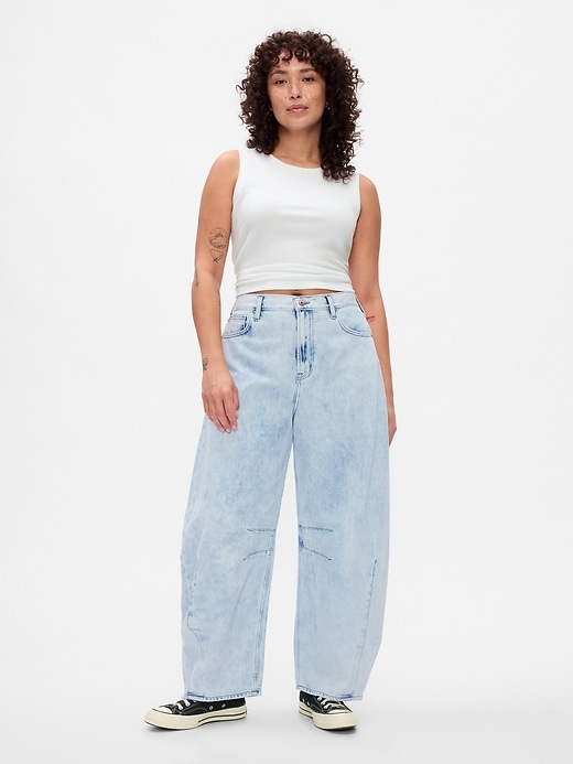 Image number 5 showing, High Rise Horseshoe Jeans