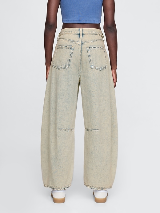 Image number 4 showing, High Rise Horseshoe Jeans