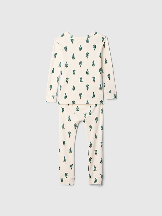 Image number 3 showing, babyGap Organic Brushed Cotton Holiday PJ Set