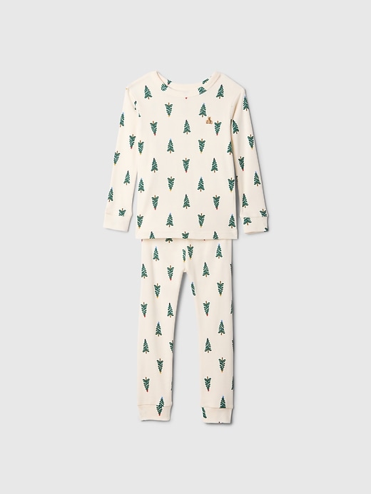 Image number 2 showing, babyGap Organic Brushed Cotton Holiday PJ Set