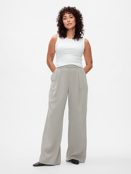 Image number 5 showing, 365 High Rise Pleated Trousers