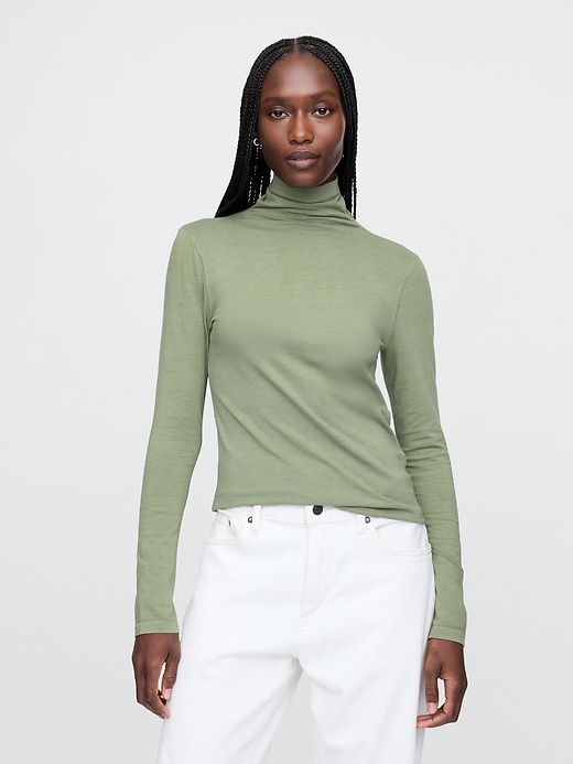 Image number 1 showing, Featherweight Turtleneck