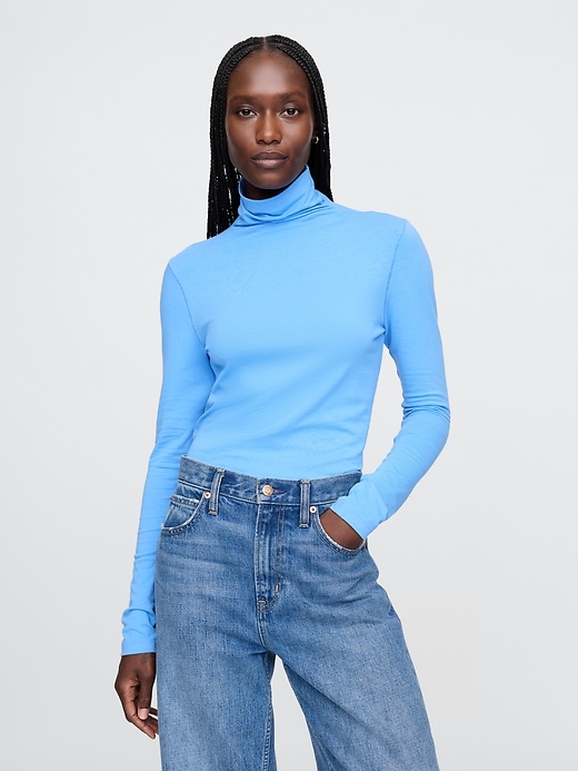 Image number 1 showing, Featherweight Turtleneck