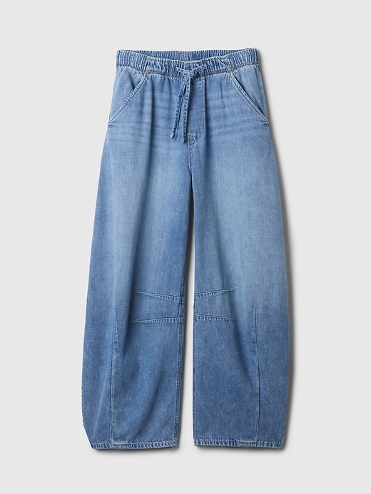 Image number 7 showing, High Rise Pull-On Horseshoe Jeans