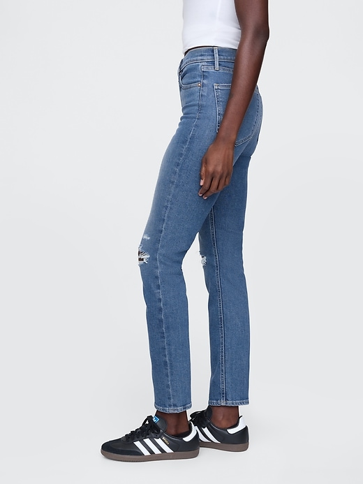 Image number 3 showing, High Rise Vintage Slim Jeans