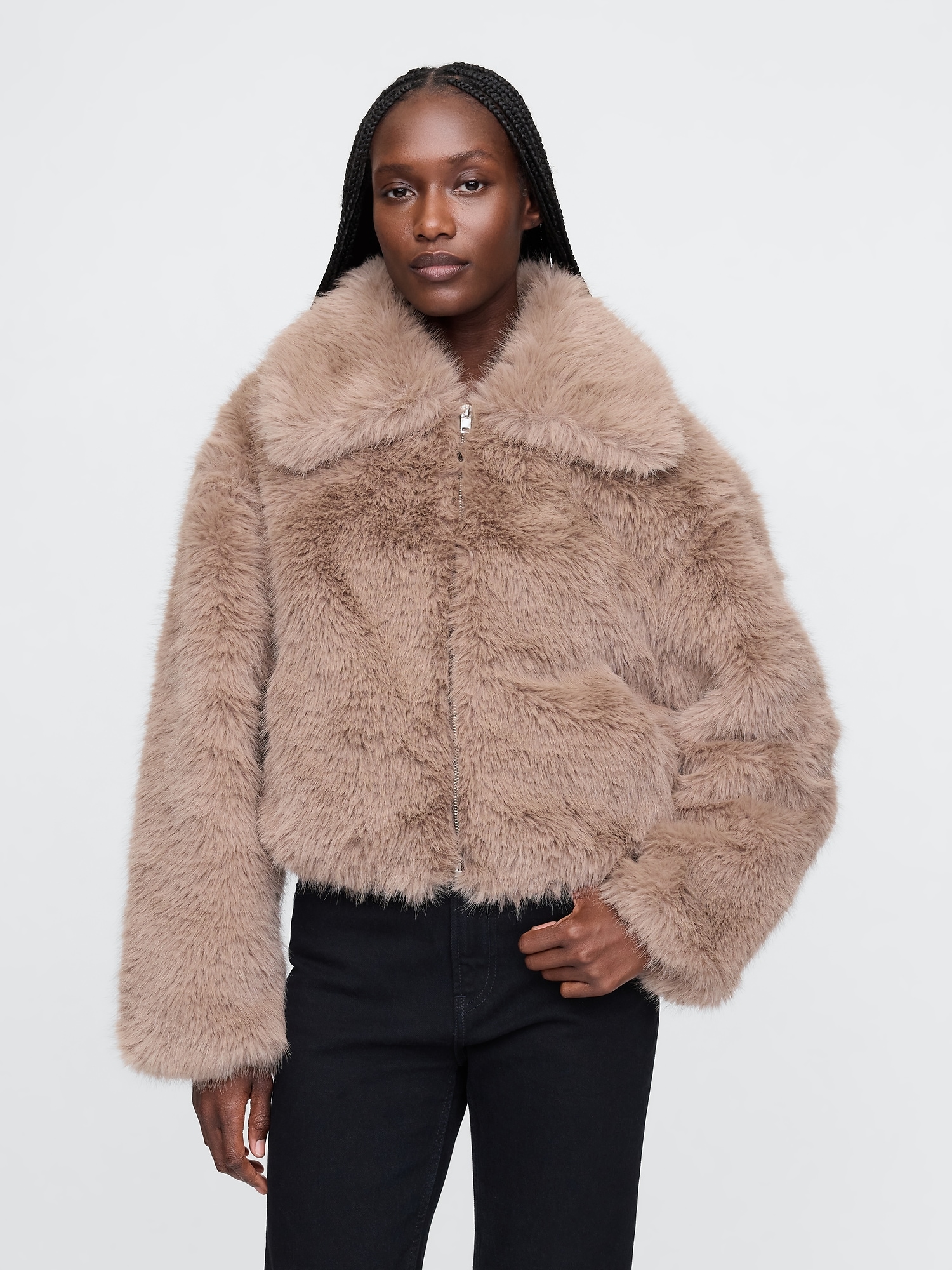 Baby gap faux fur coat best sale