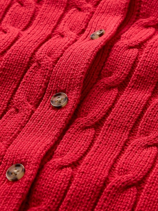 Image number 4 showing, Cable-Knit Cardigan