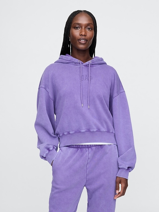 Image number 1 showing, Vintage Soft Cropped Hoodie