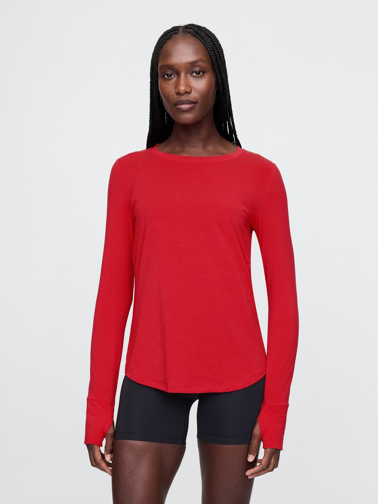 Gap Fit Breathe T-shirt In Modern Red