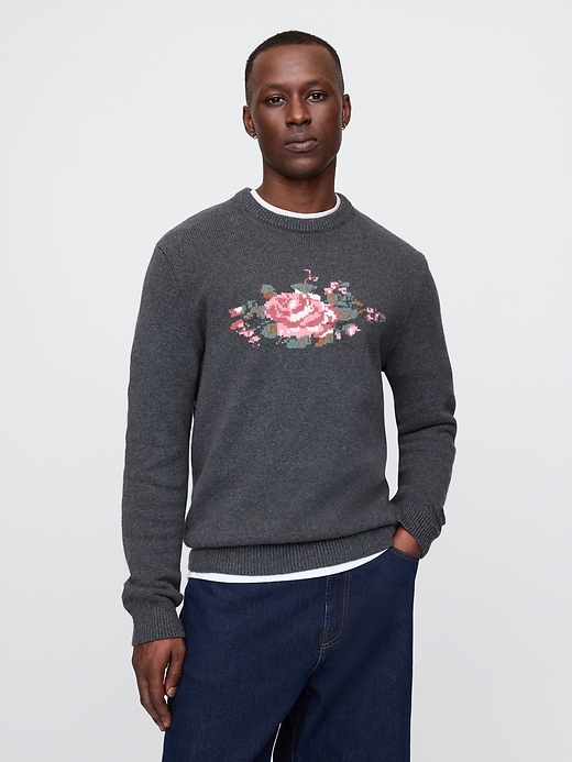 Image number 1 showing, CashSoft Crewneck Sweater