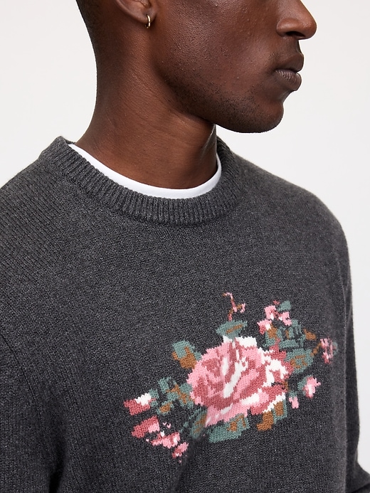 Image number 4 showing, CashSoft Crewneck Sweater