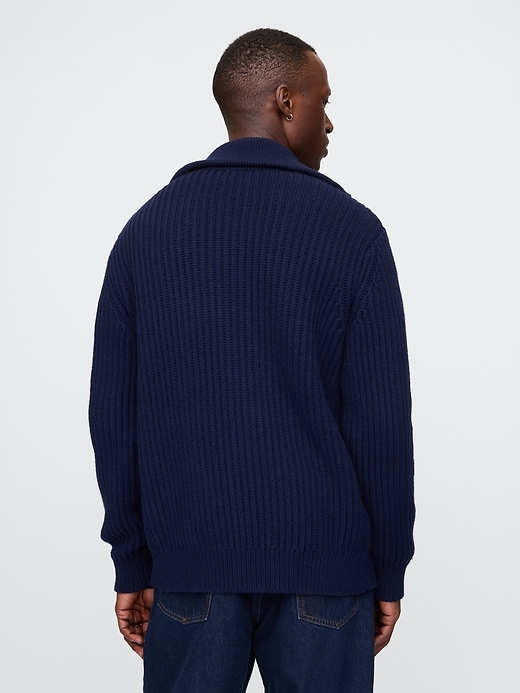 Image number 2 showing, Full-Zip Sweater Cardigan