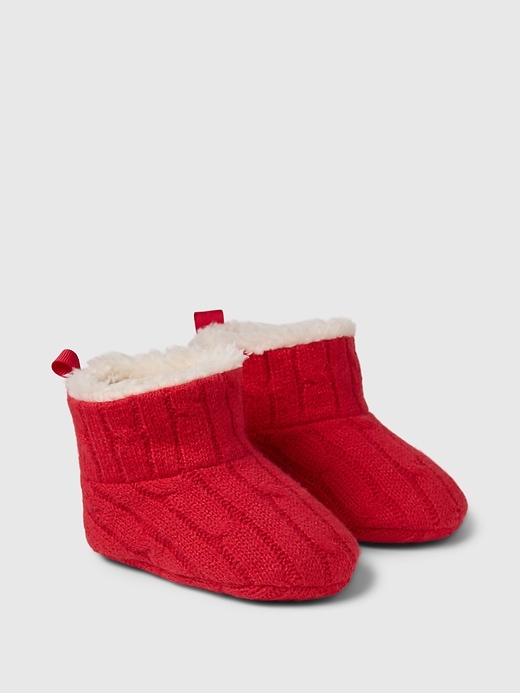 Image number 2 showing, Baby CashSoft Cozy Sweater Booties