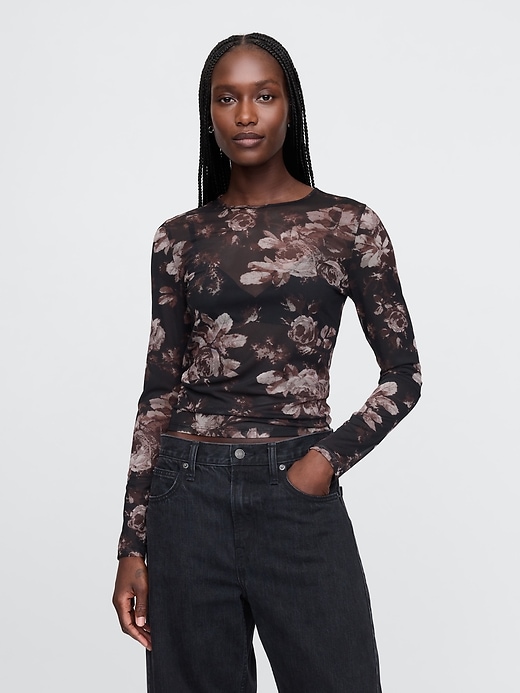 Image number 1 showing, Sheer Mesh Shirt