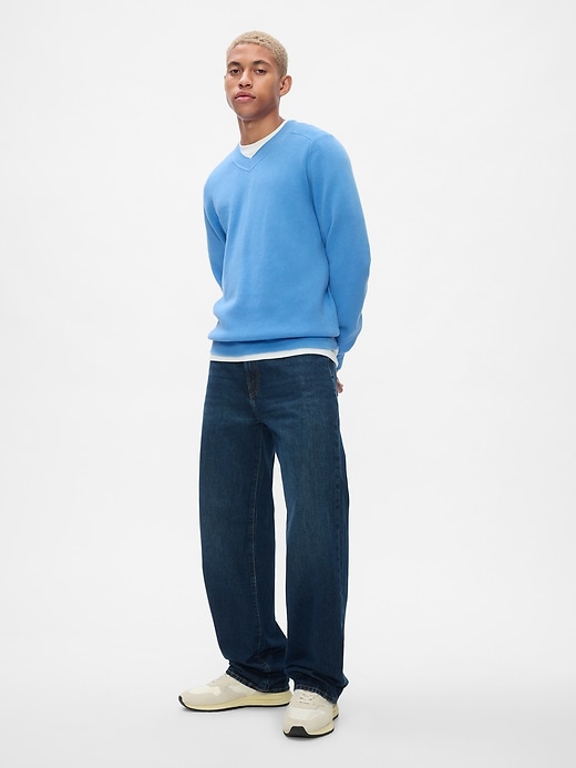 Image number 3 showing, CashSoft V-Neck Sweater