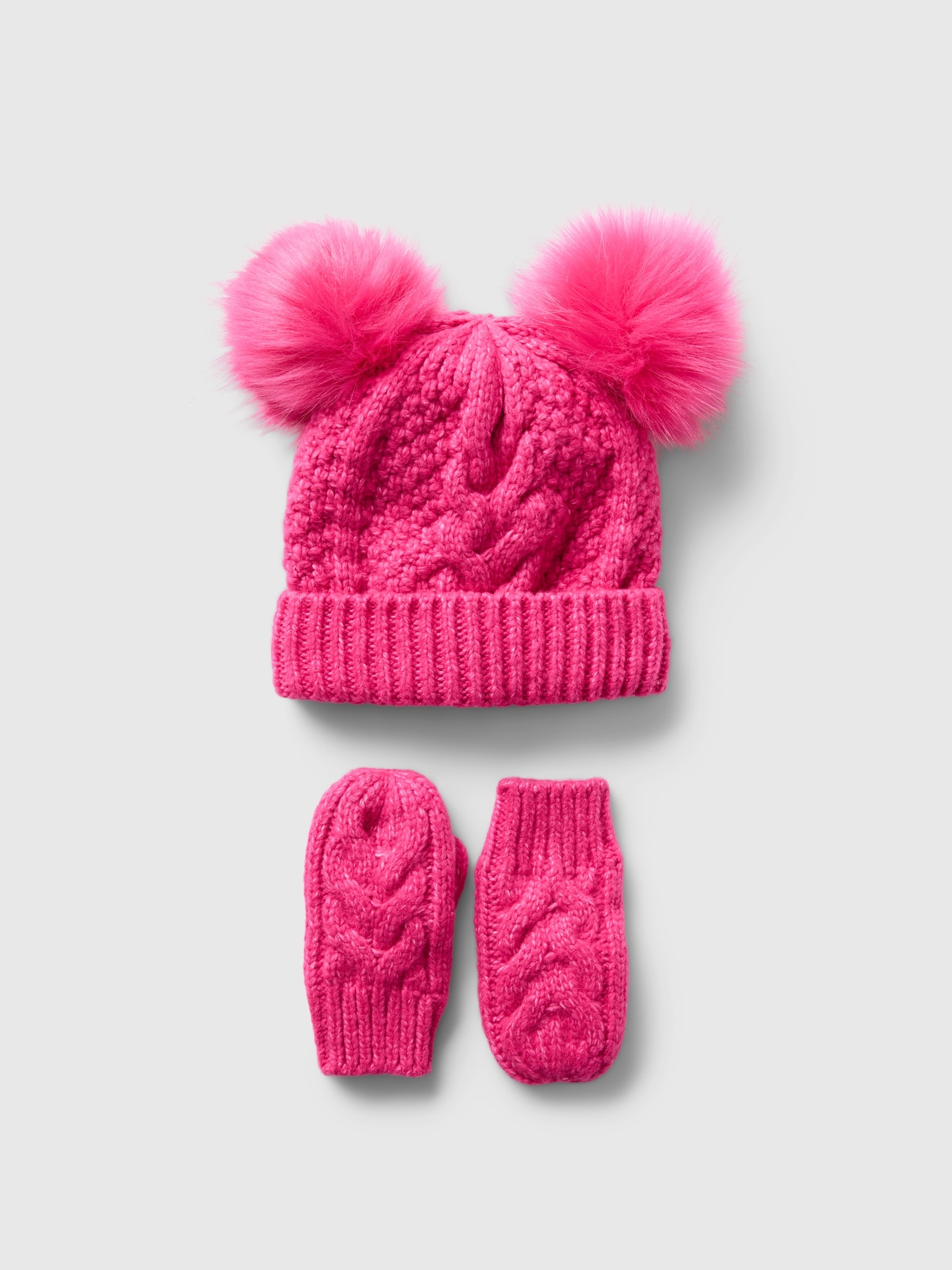 babyGap Pom Beanie Set