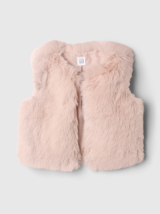 Image number 2 showing, babyGap Recycled Faux Fur Vest