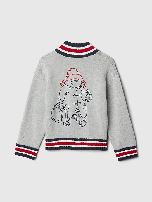 Image number 3 showing, babyGap Paddington Embroidered Varsity Sweater