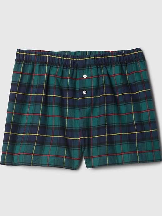 Image number 4 showing, Flannel PJ Boxer Shorts