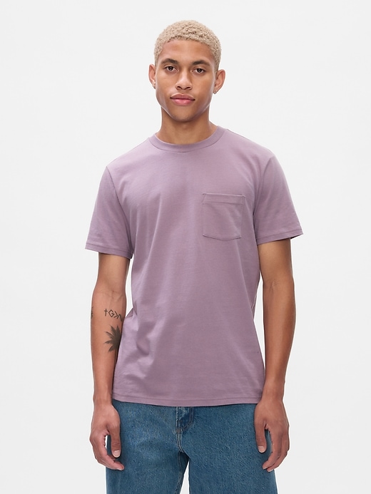 Image number 1 showing, Organic Cotton Pocket T-Shirt