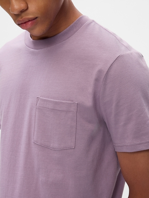 Image number 4 showing, Organic Cotton Pocket T-Shirt