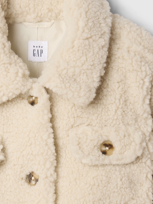 Image number 3 showing, babyGap Sherpa Shirt Jacket