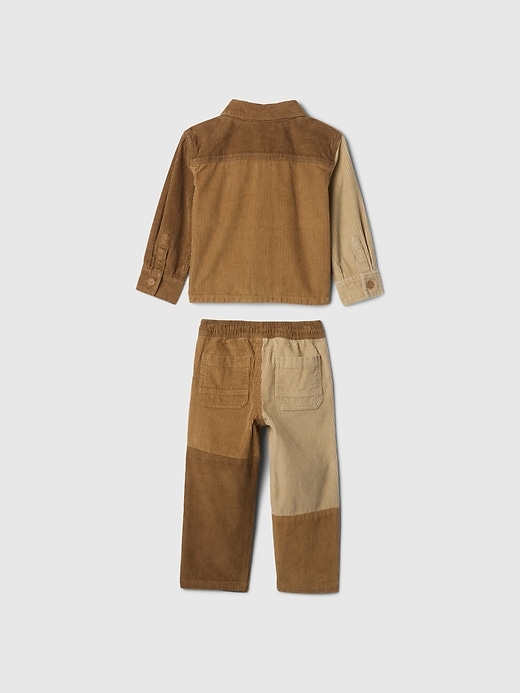 Image number 3 showing, babyGap Colorblock Corduroy Outfit Set