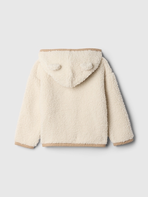 Image number 2 showing, babyGap Sherpa Zip Bear Hoodie