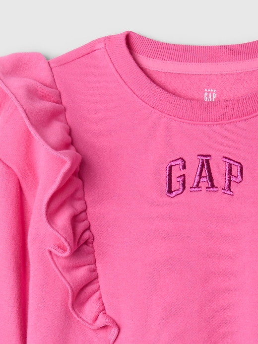 Image number 3 showing, babyGap Vintage Soft Ruffle Logo Sweat Set