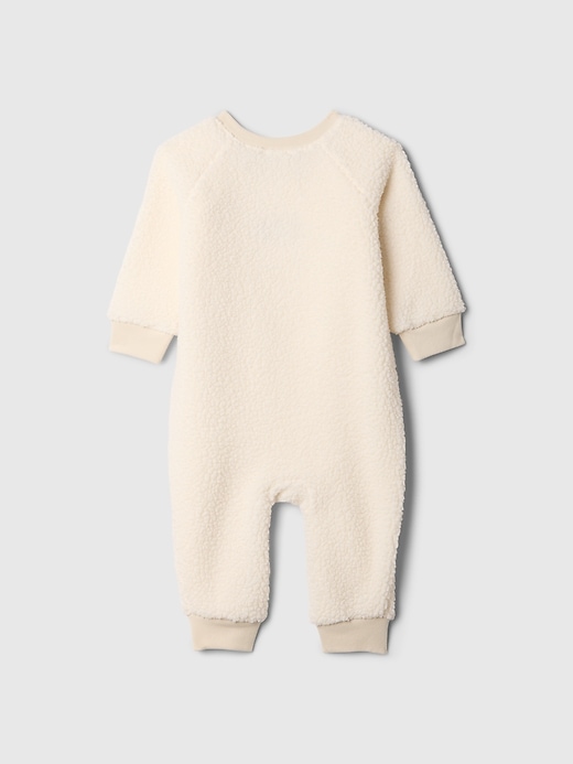 Image number 2 showing, Baby Gap Logo Sherpa One-Piece