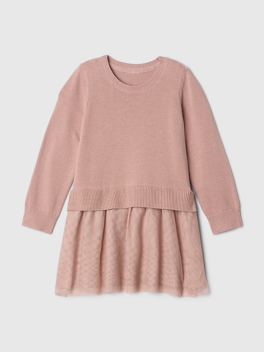 Image number 1 showing, babyGap 2-in-1 Sweater Tulle Dress