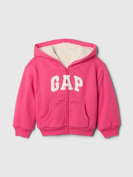 Image number 7 showing, babyGap Cozy Vintage Soft Zip Hoodie