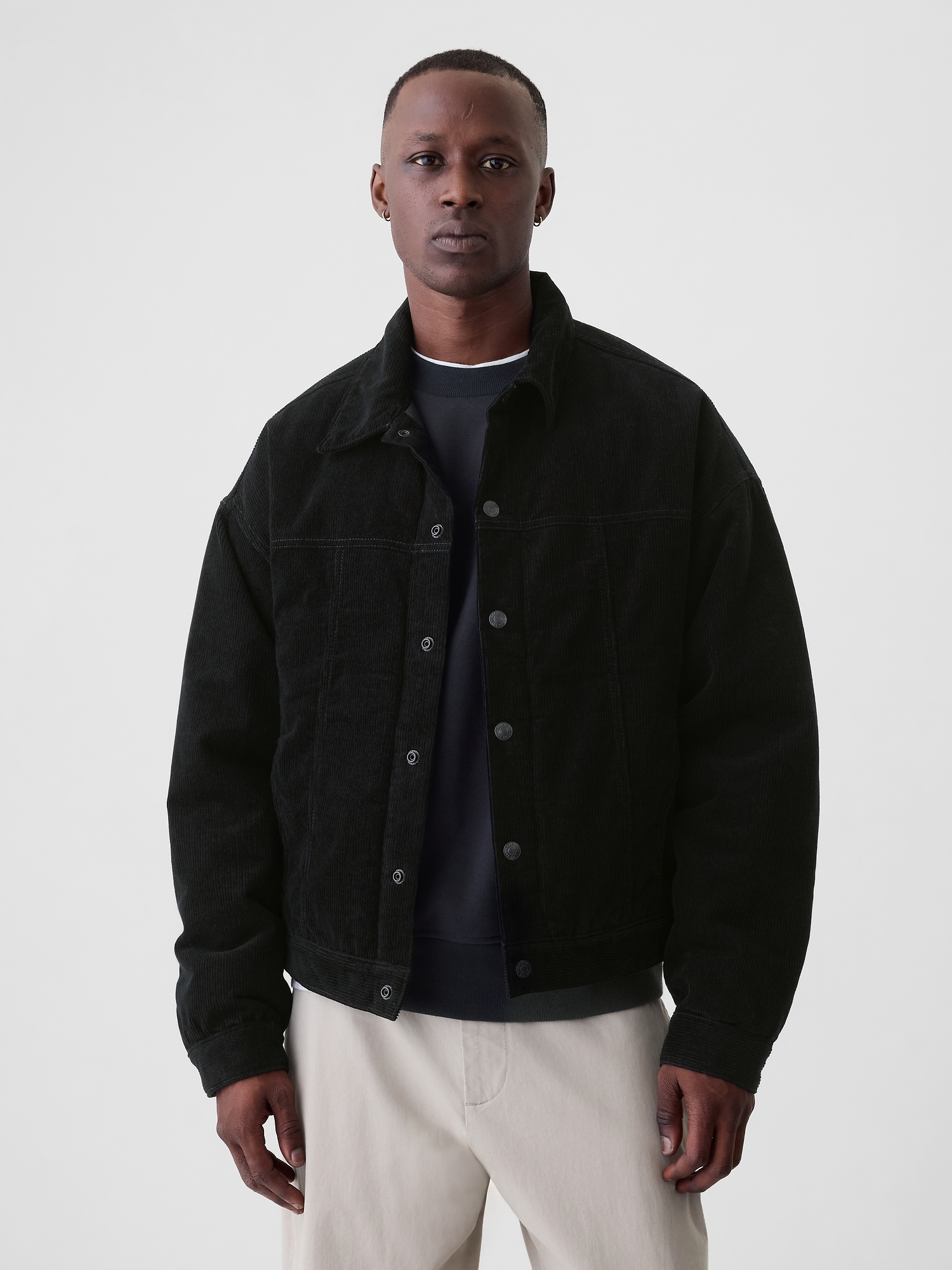 Corduroy winter jacket mens online