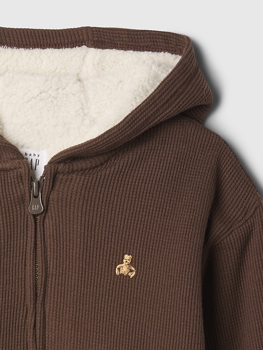 Image number 5 showing, babyGap Cozy Thermal Zip Hoodie