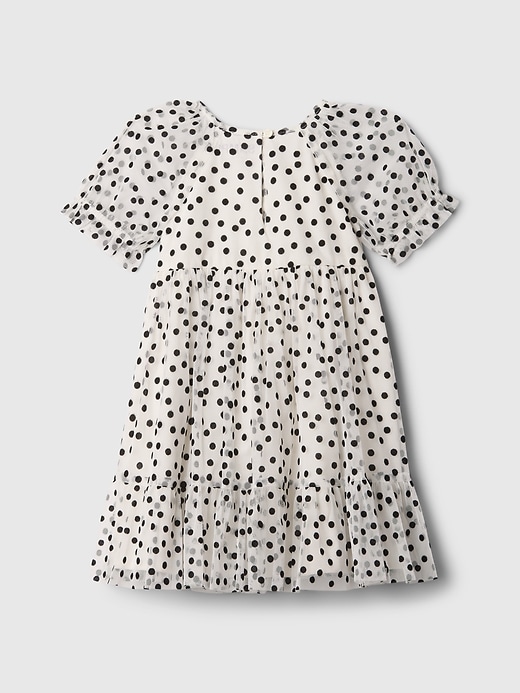 Image number 3 showing, babyGap Puff Sleeve Polka Dot Tulle Dress