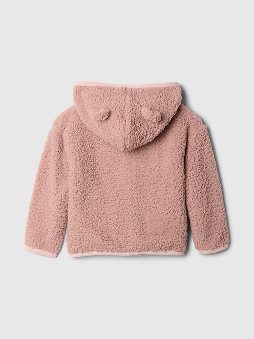 Image number 2 showing, babyGap Sherpa Zip Bear Hoodie