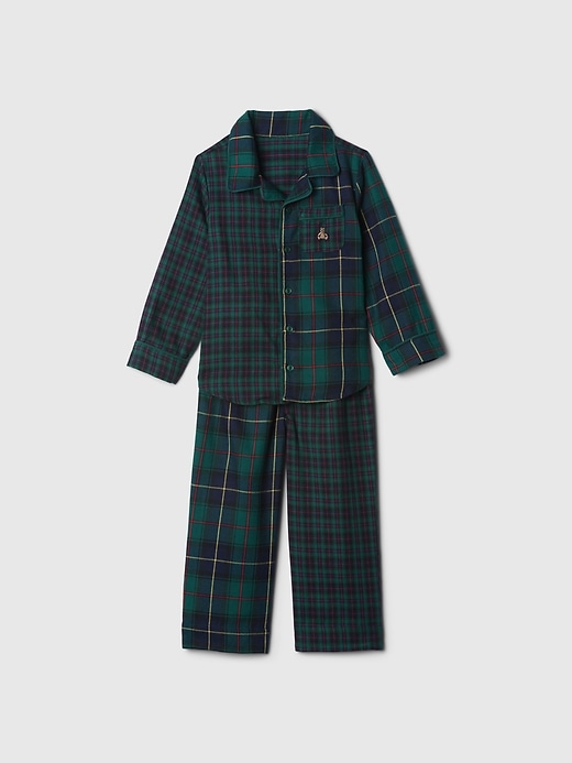 Image number 2 showing, babyGap Recycled Flannel PJ set