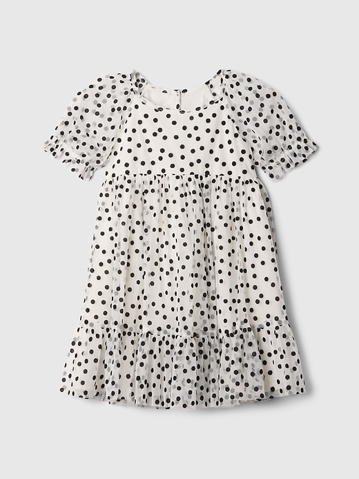 Image number 2 showing, babyGap Puff Sleeve Polka Dot Tulle Dress