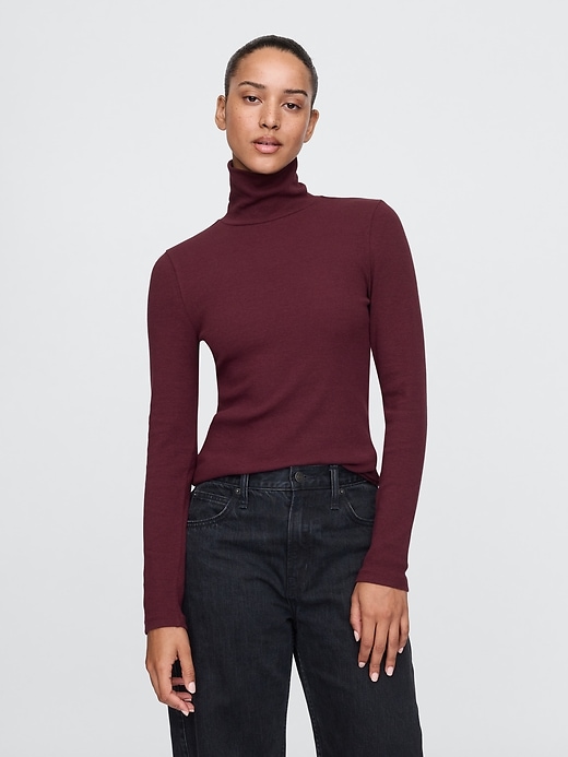 Image number 1 showing, Modern Rib Turtleneck