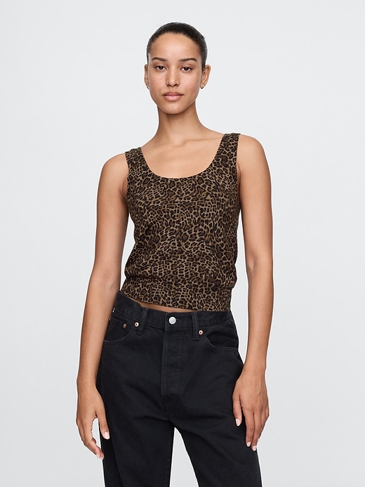 Image number 1 showing, CashSoft Cropped Tank