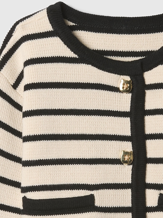 Image number 3 showing, Baby Stripe Cardigan Outfit Set