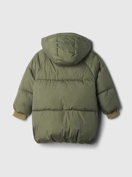 Image number 2 showing, babyGap Recycled Heavyweight Sherpa-Lined PrimaLoft® Puffer Jacket